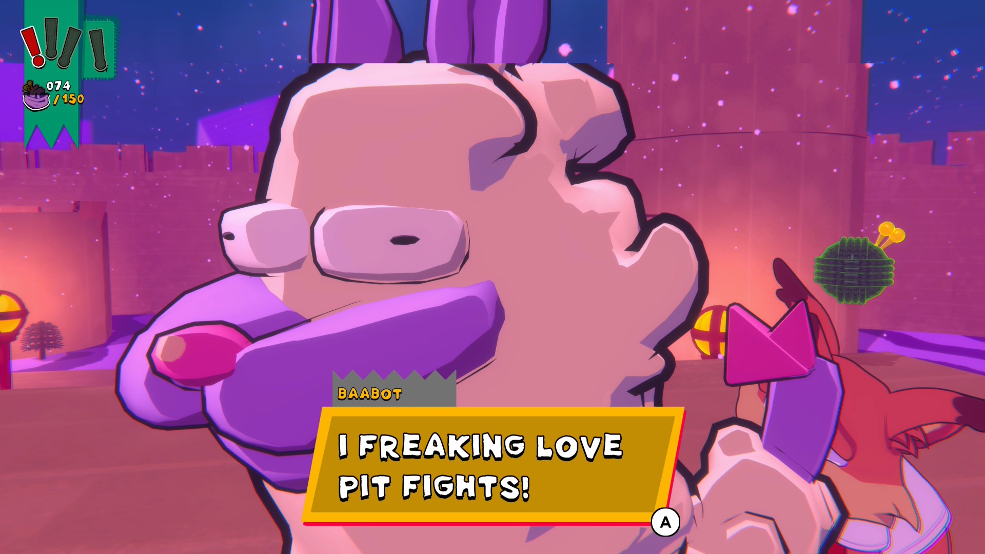 The game features a zany art-style that feels at home with Ren & Stimpy