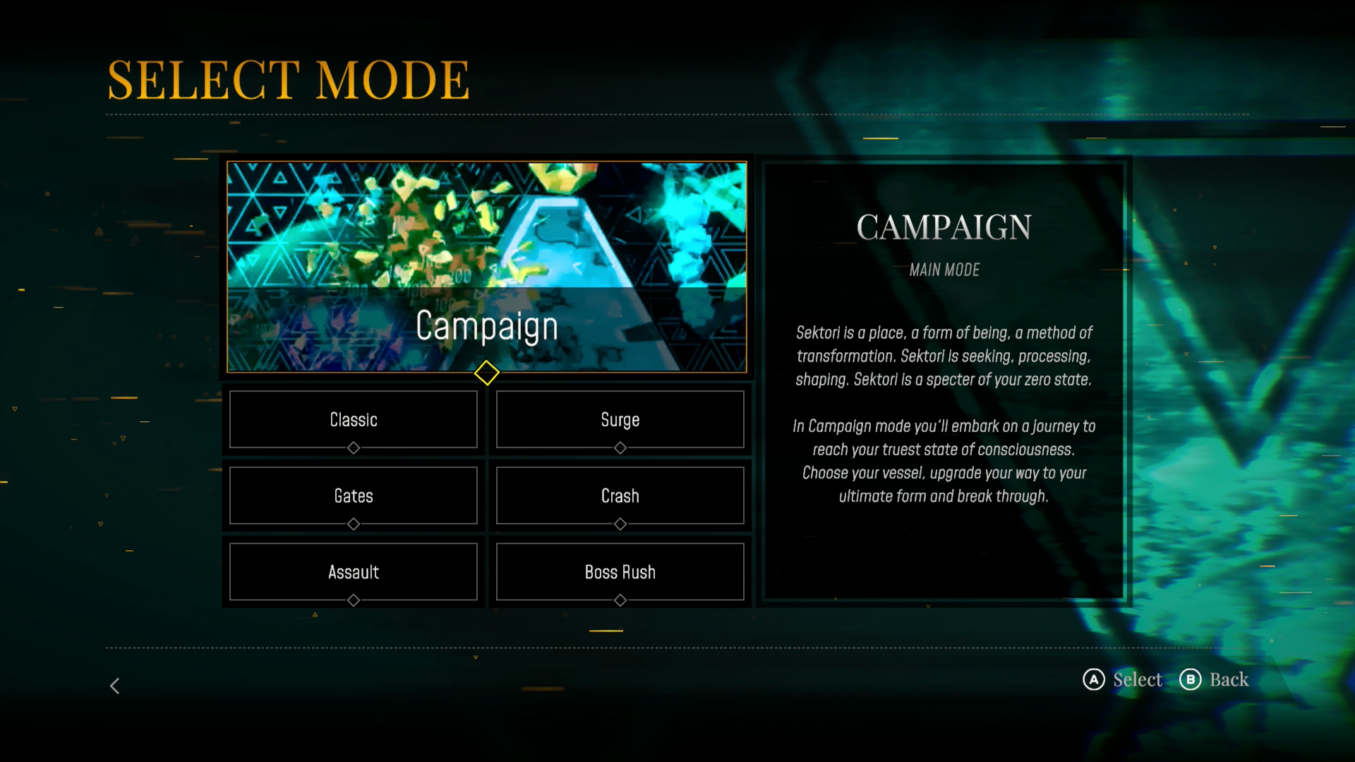 Sektori has multiple game modes to enjoy