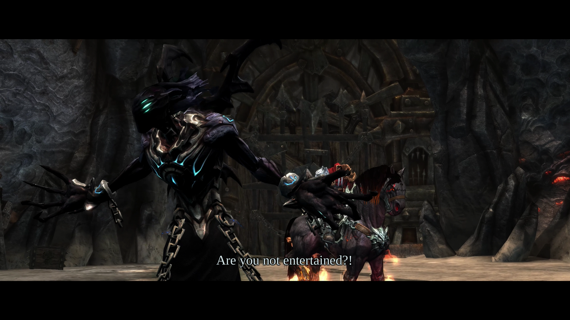 Darksiders has a phenomenal all-star cast: Liam O'Brien, Mark Hamill, Phil LaMarr, and Troy Baker, to name a few