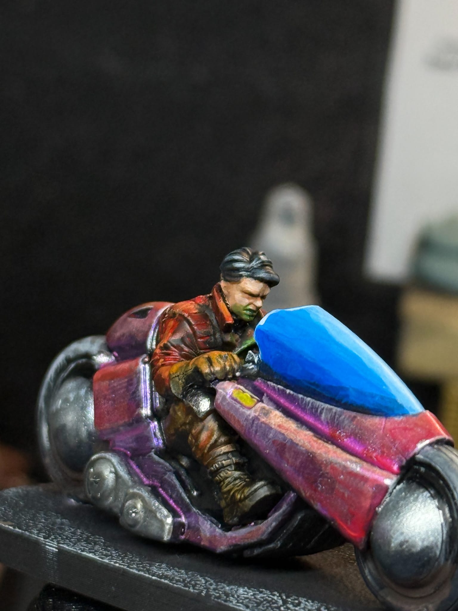 A photo of the Kundalini Shiva motorcycle from Cyberpunk Red Combat Zone