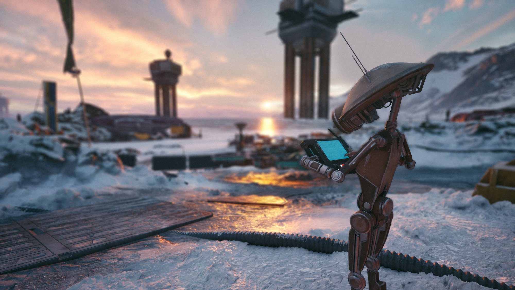 Star Wars: Galactic Racer Screenshot Pit Droid
