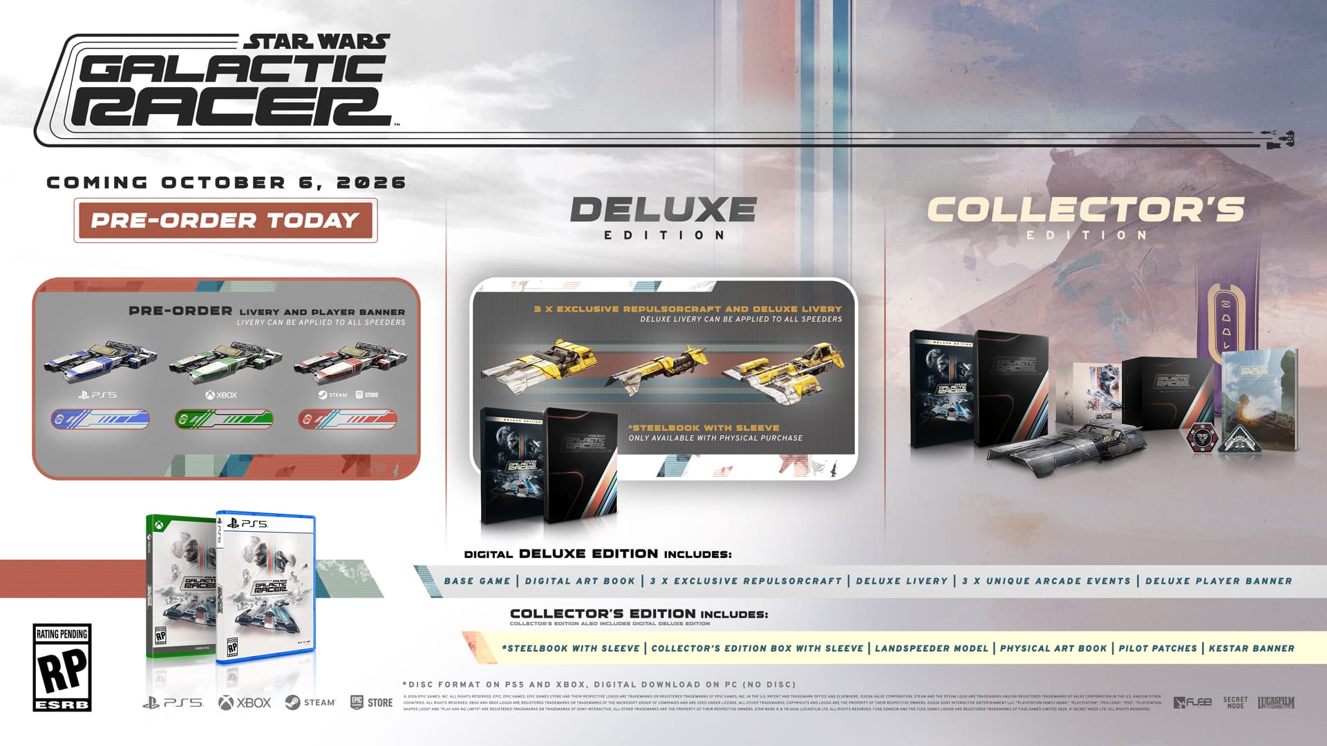 Star Wars: Galactic Racer Screenshot Pre Order Editions