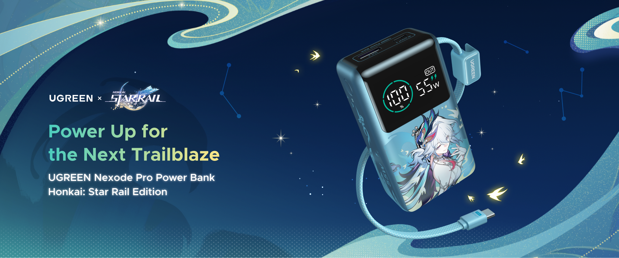 UGREEN Nexode Pro Power Bank Honkai: Star Rail Edition