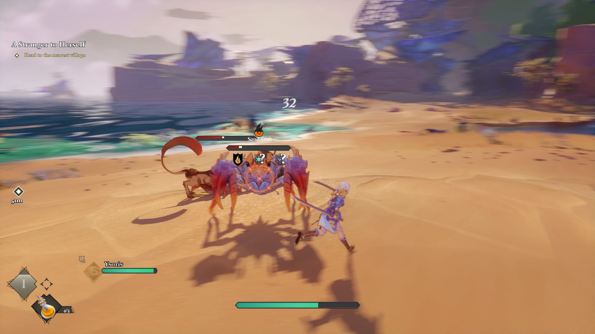 Fighting crabs