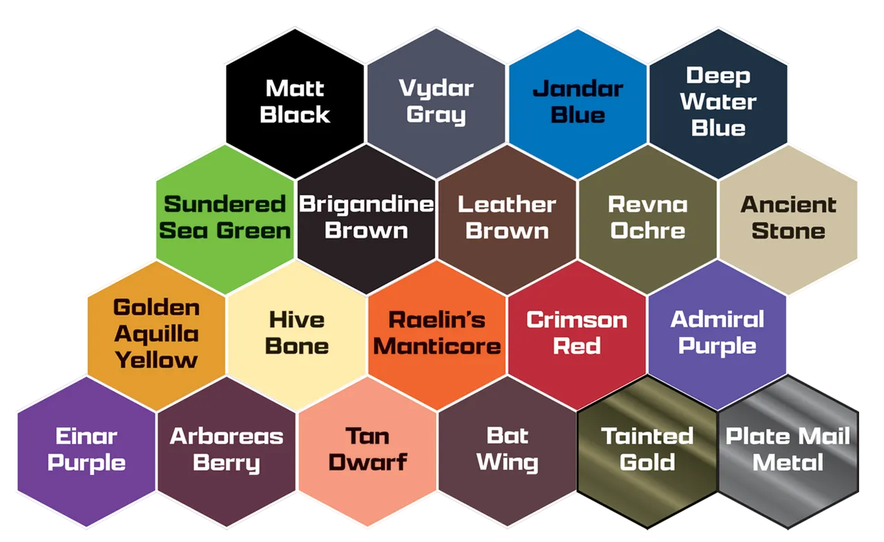 Heroscape Age of Annihilation Paint Set Selection Colors