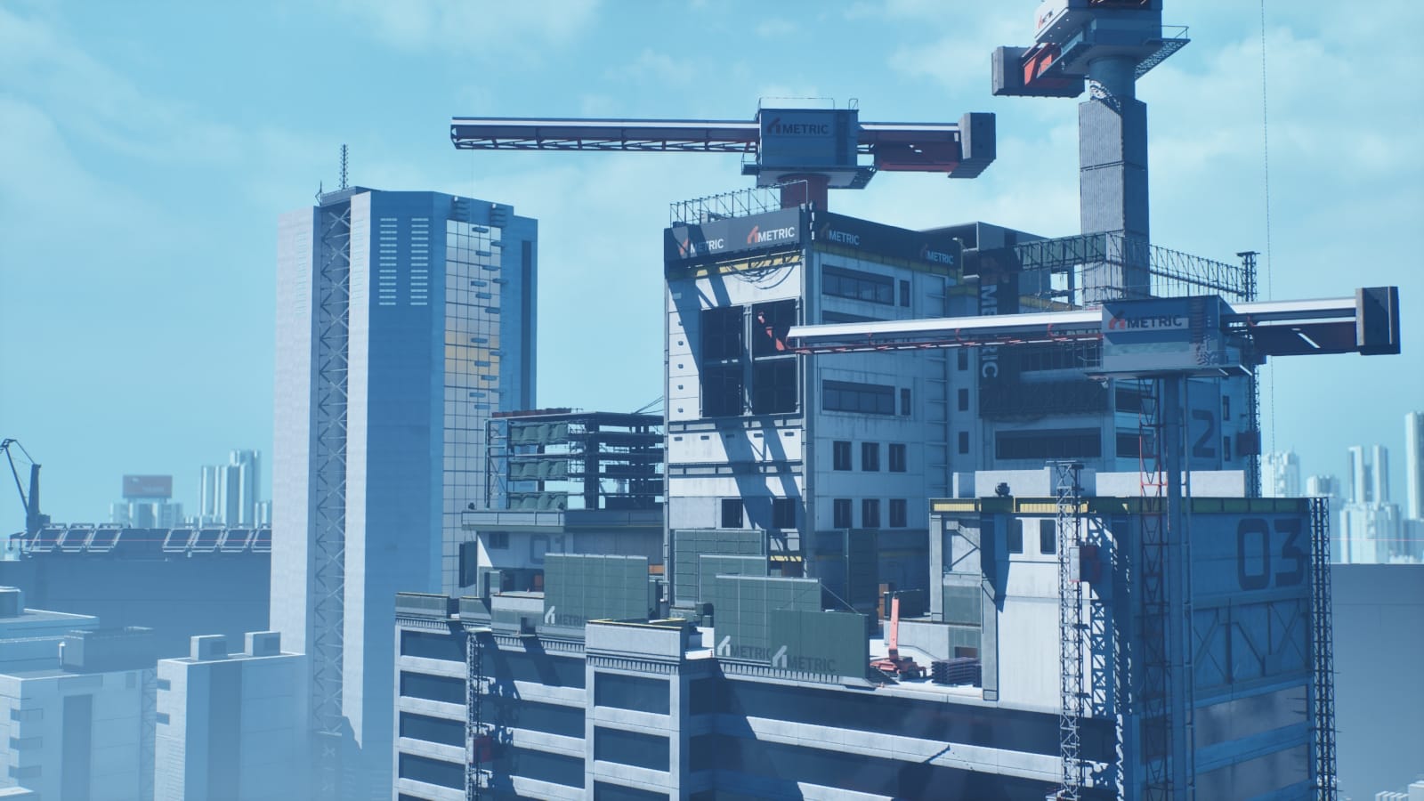 A large building under construction