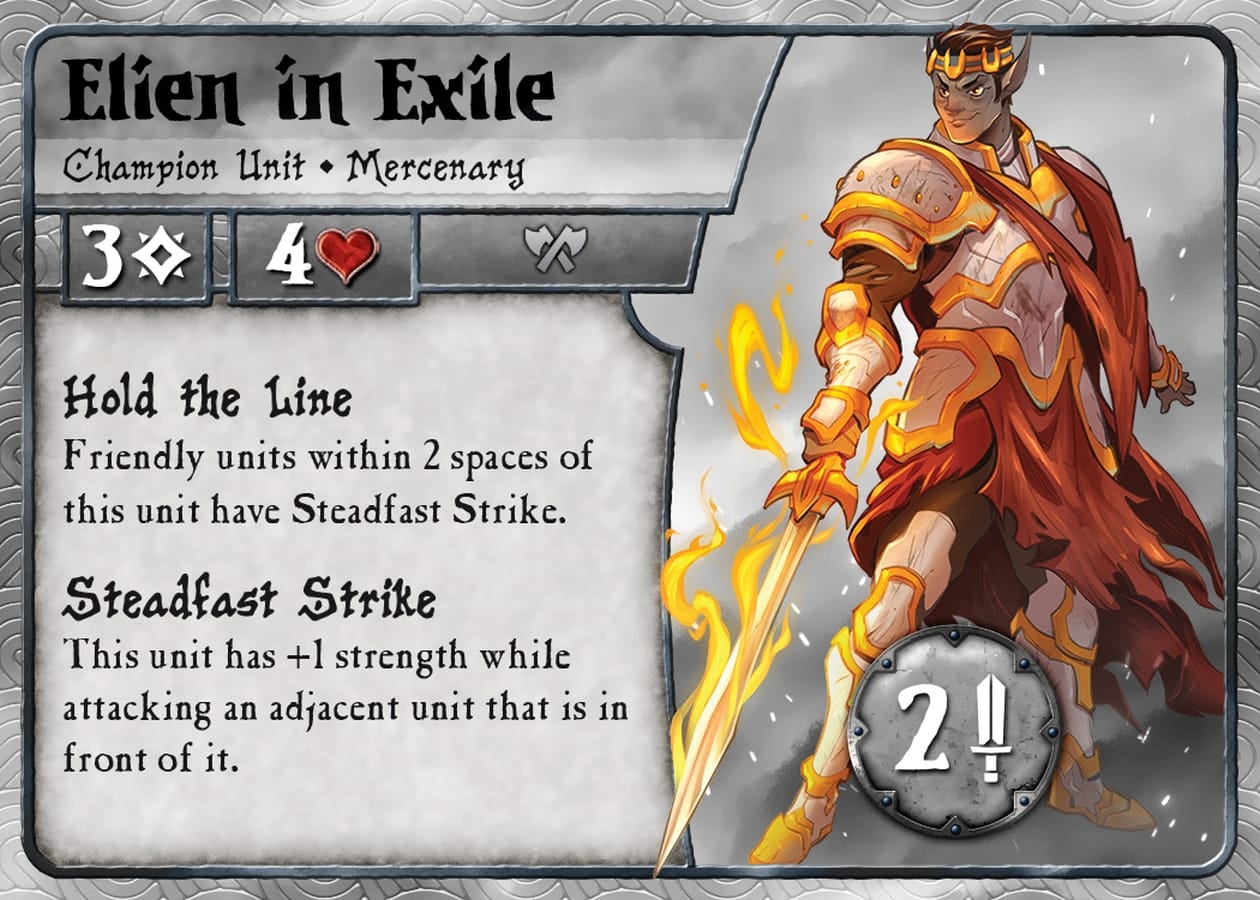The Elien in Exile card.