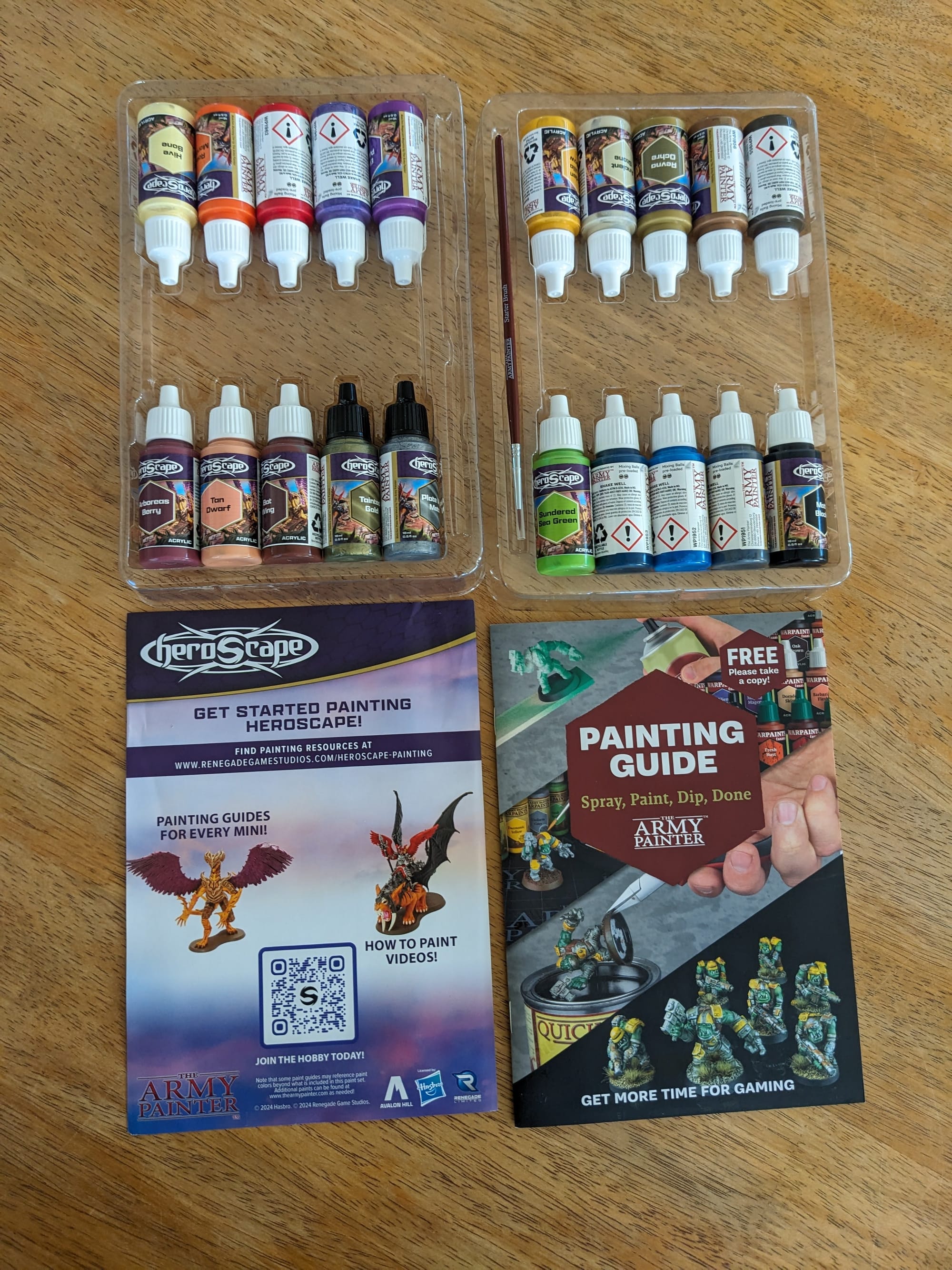 Heroscape Age of Annihilation Paint Set Box and Contents