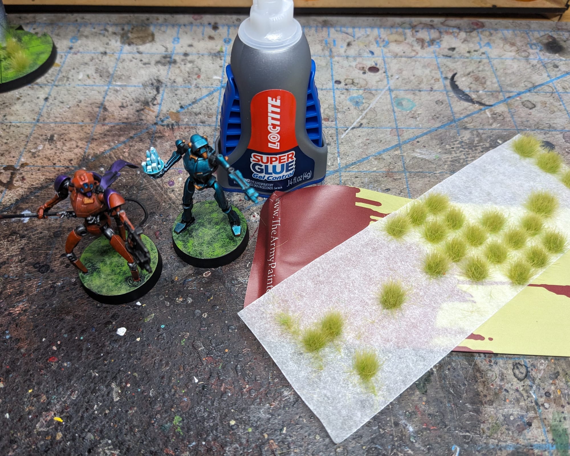 Customizable Super Tactical Command Droid Army Painter Grass Basing