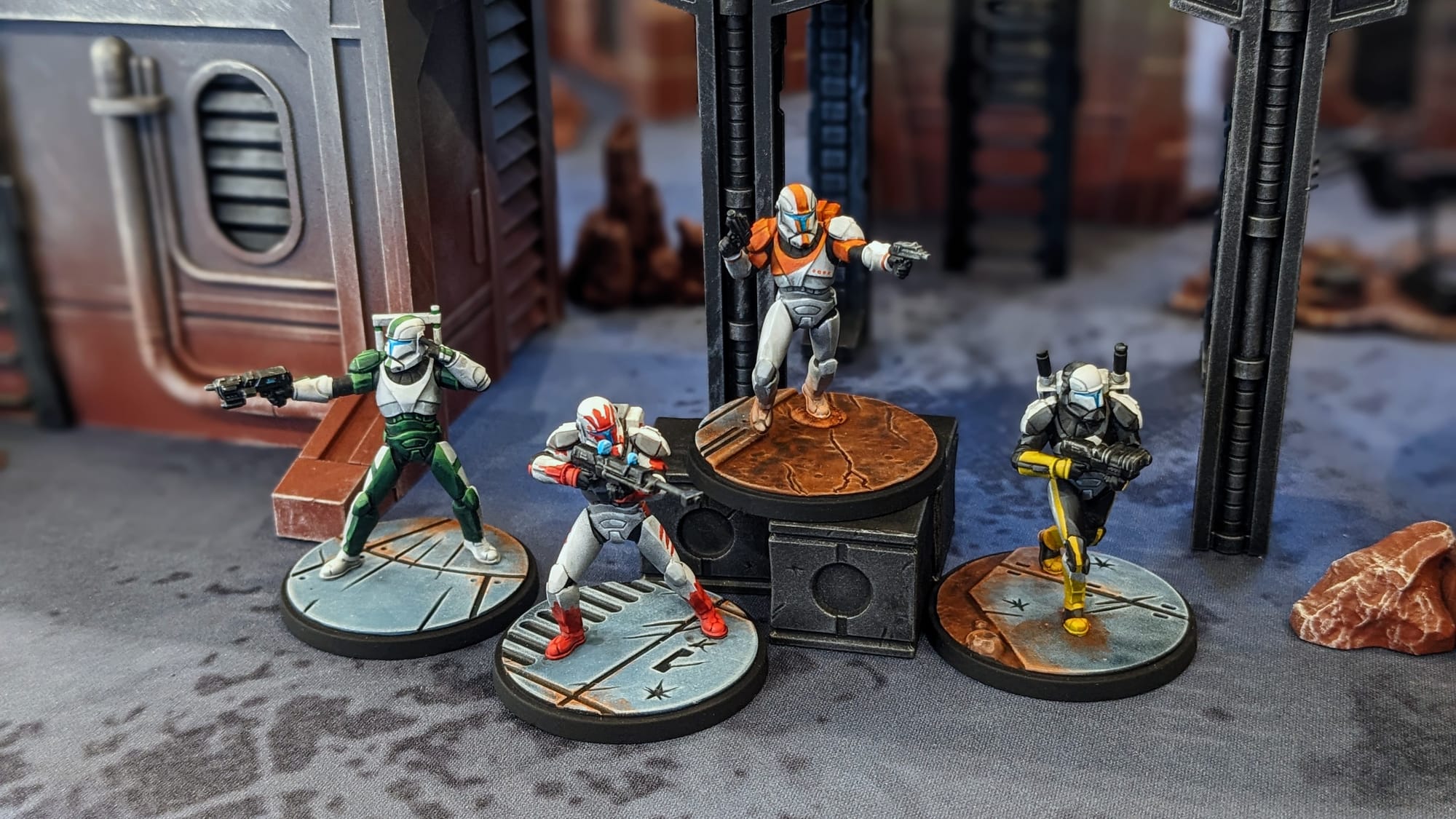 Star Wars Shatterpoint Delta Squad From Up Squad Pack Painted by Alec Kozak