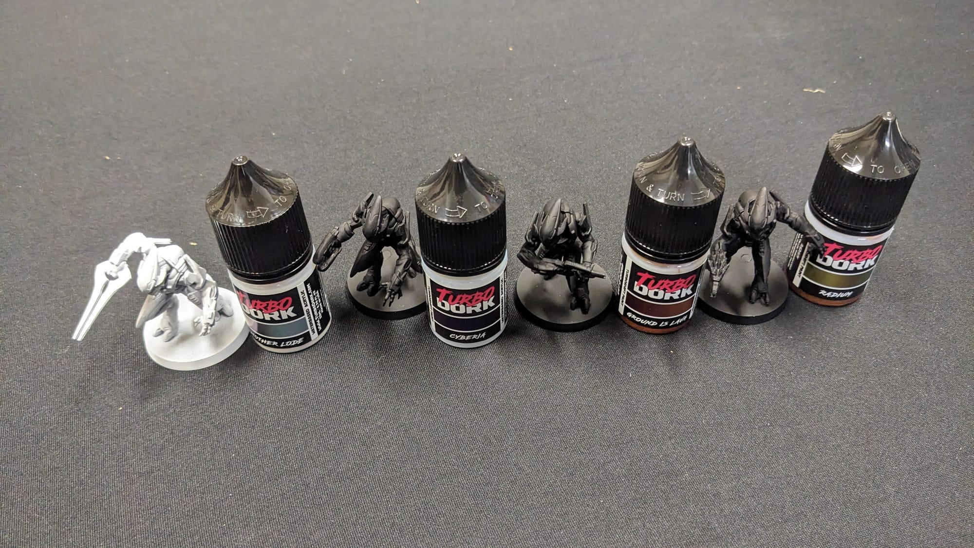 Halo Flashpoint Elites primed for Turbo Dork Paints