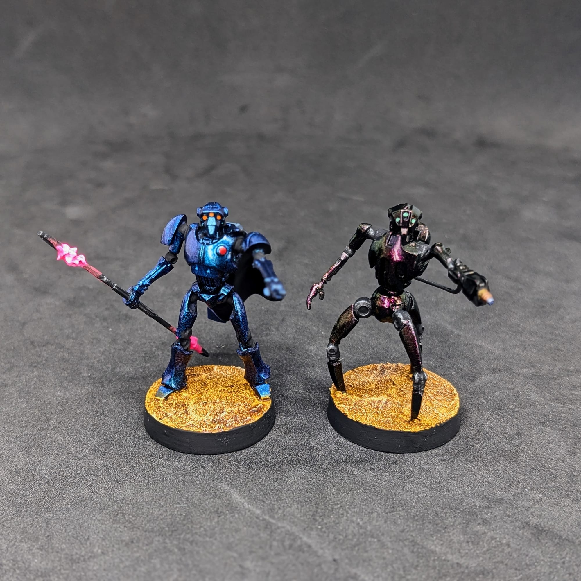 Super Tactical Commander Droids Star Wars Legion with Turbo Dork Paint