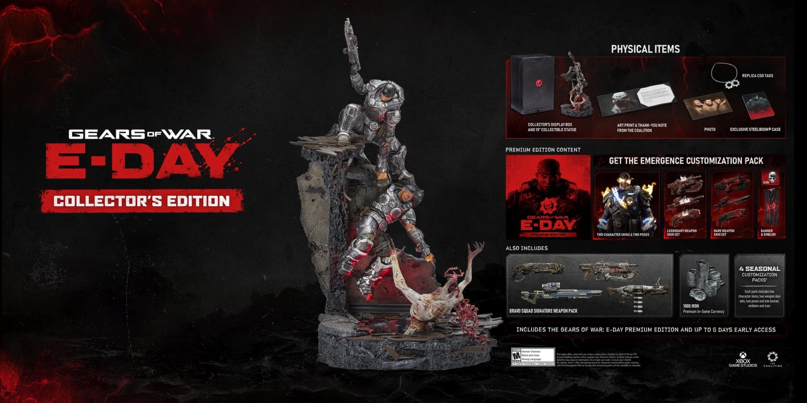 The Gears of War E-Day Collector's Edition.