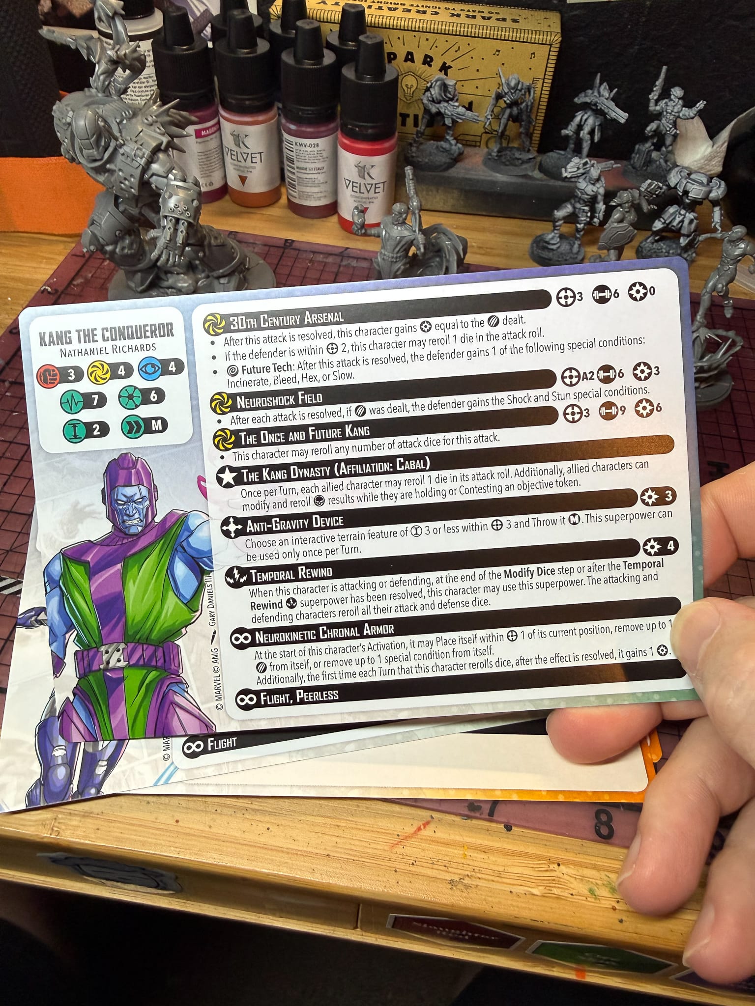 An image of Kang the Conqueror for Marvel Crisis Protocol