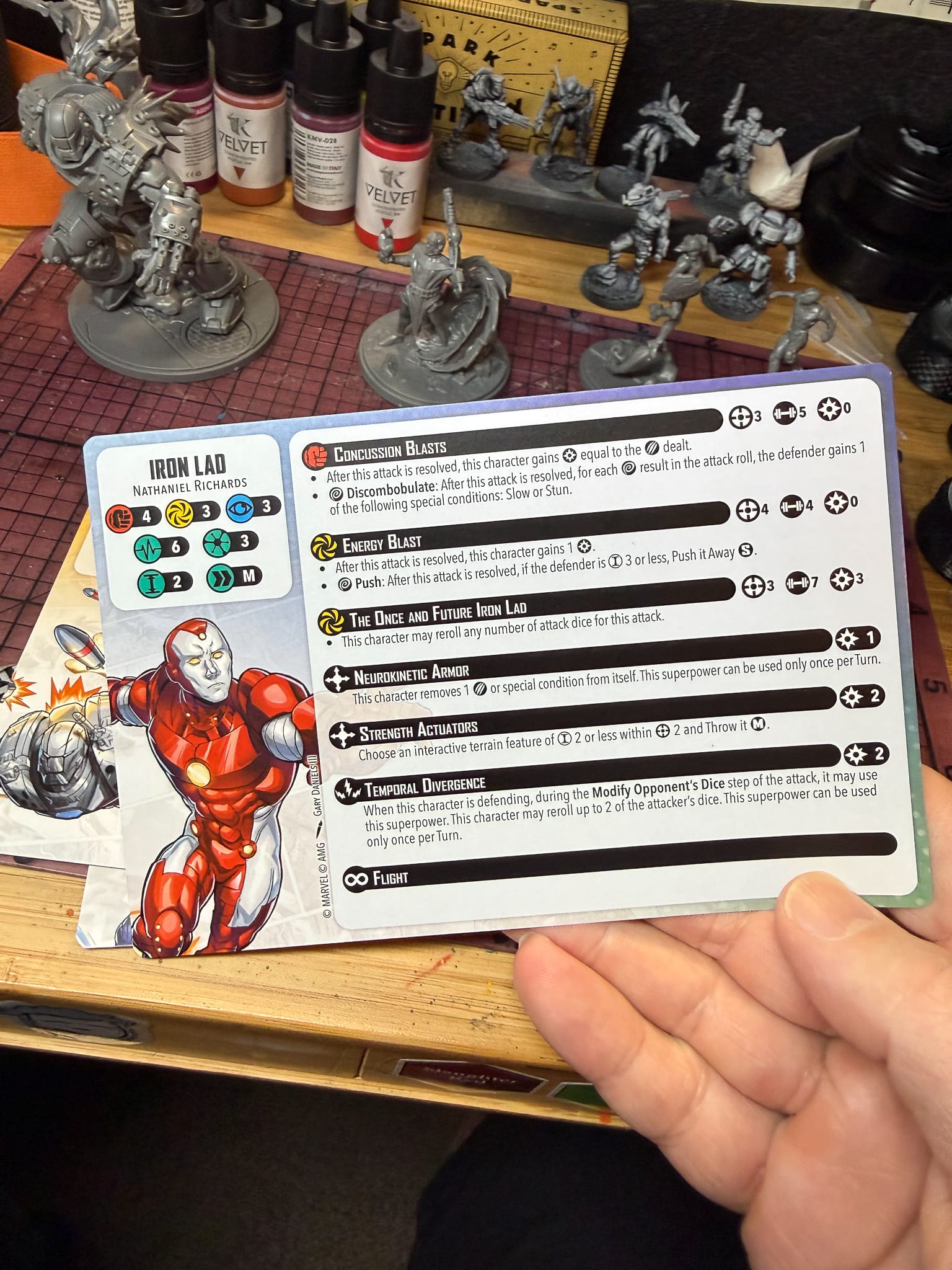 An image of Iron Lad for Marvel Crisis Protocol