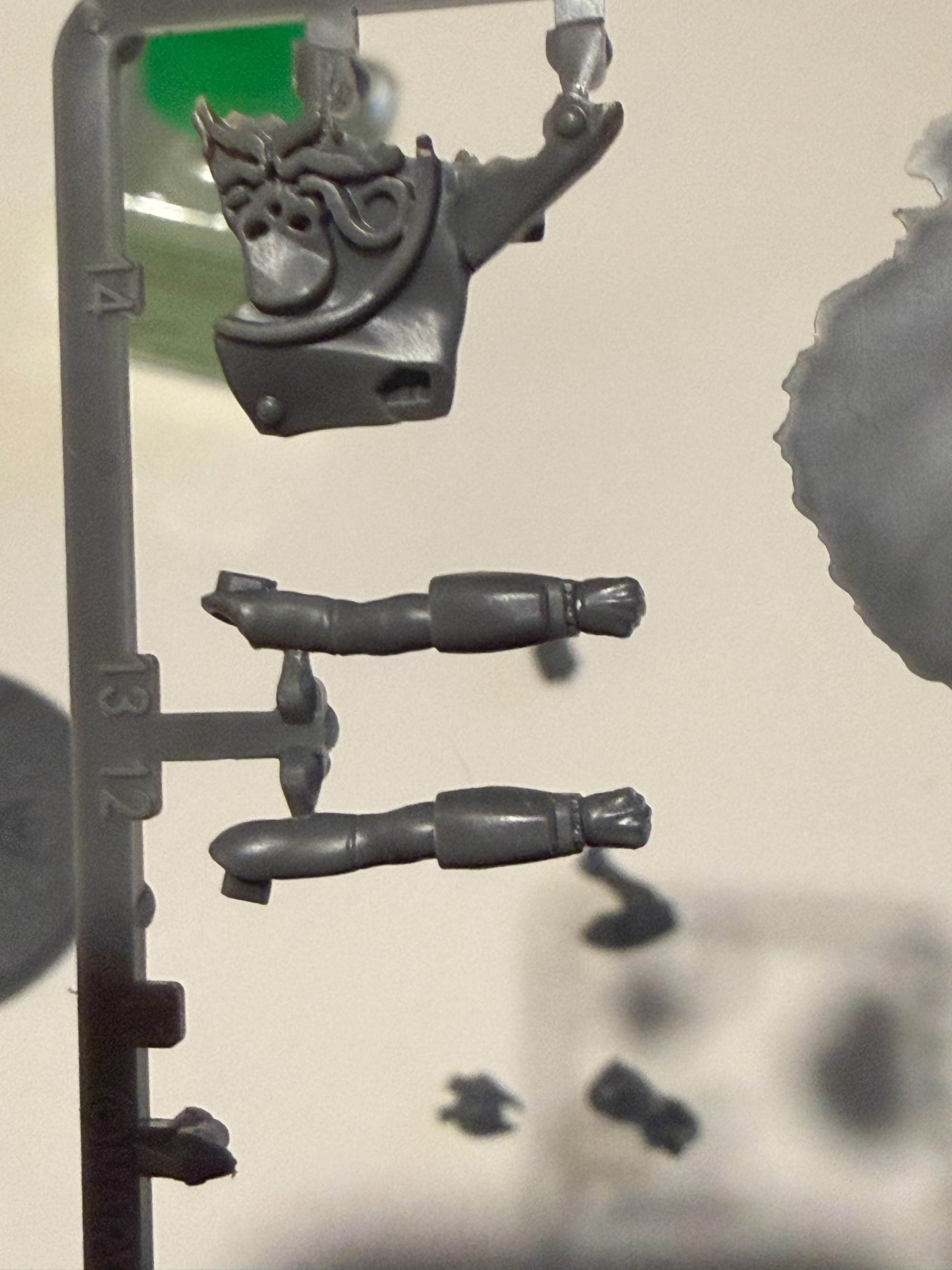 An image of the plastic sprue for Marvel Crisis Protocol