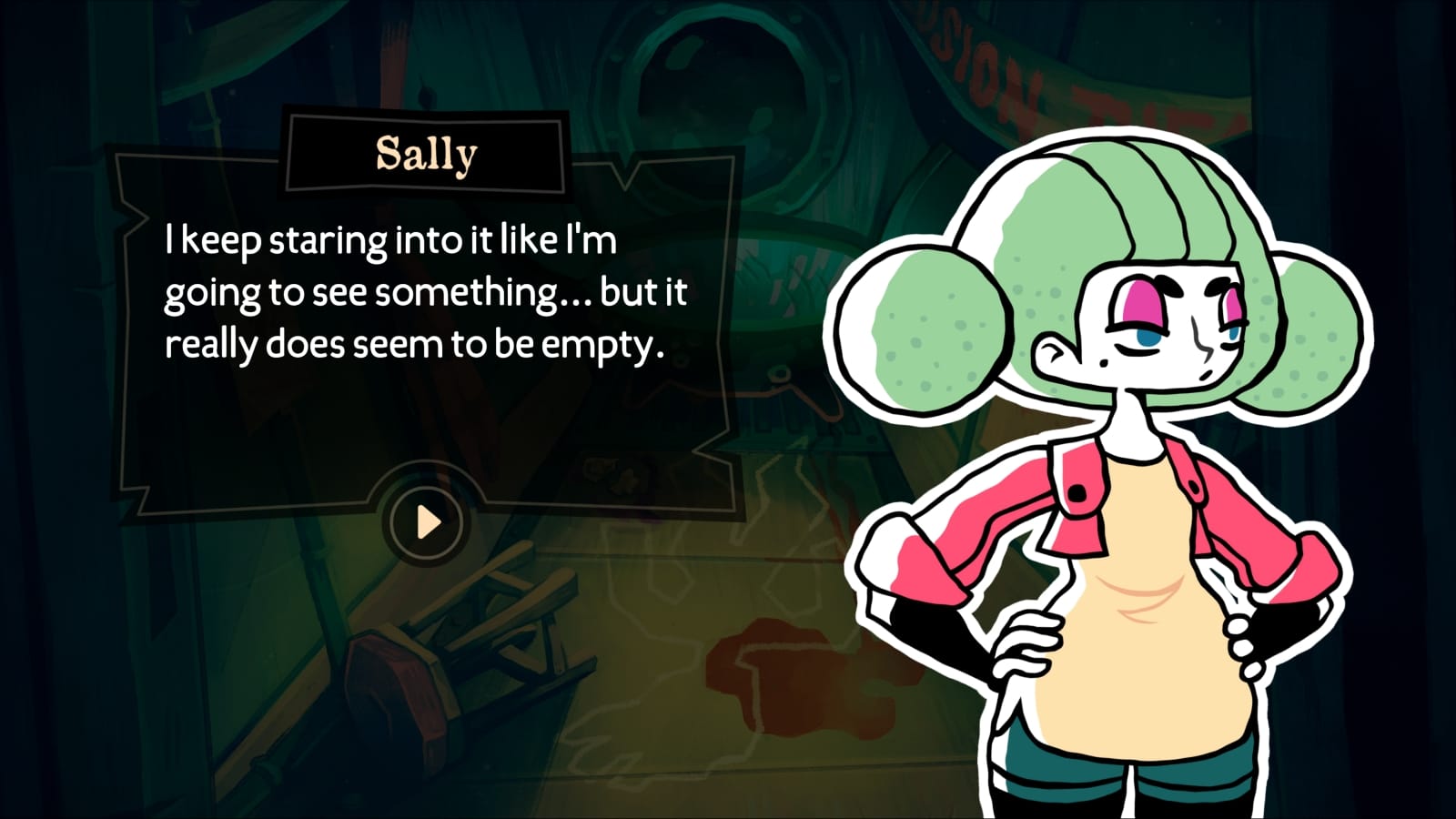 Sally speaking