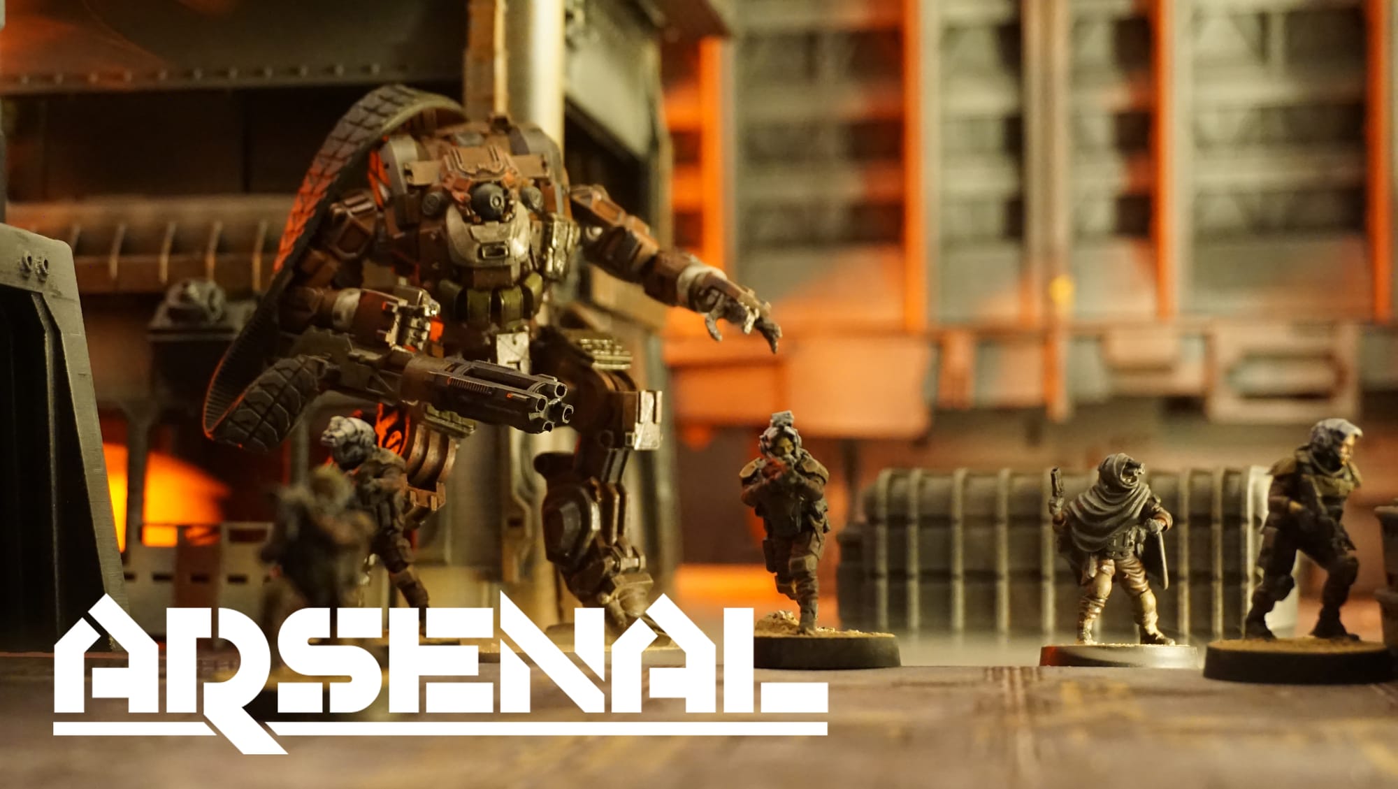 Arsenal Miniatures Game by Skull Forge Studios