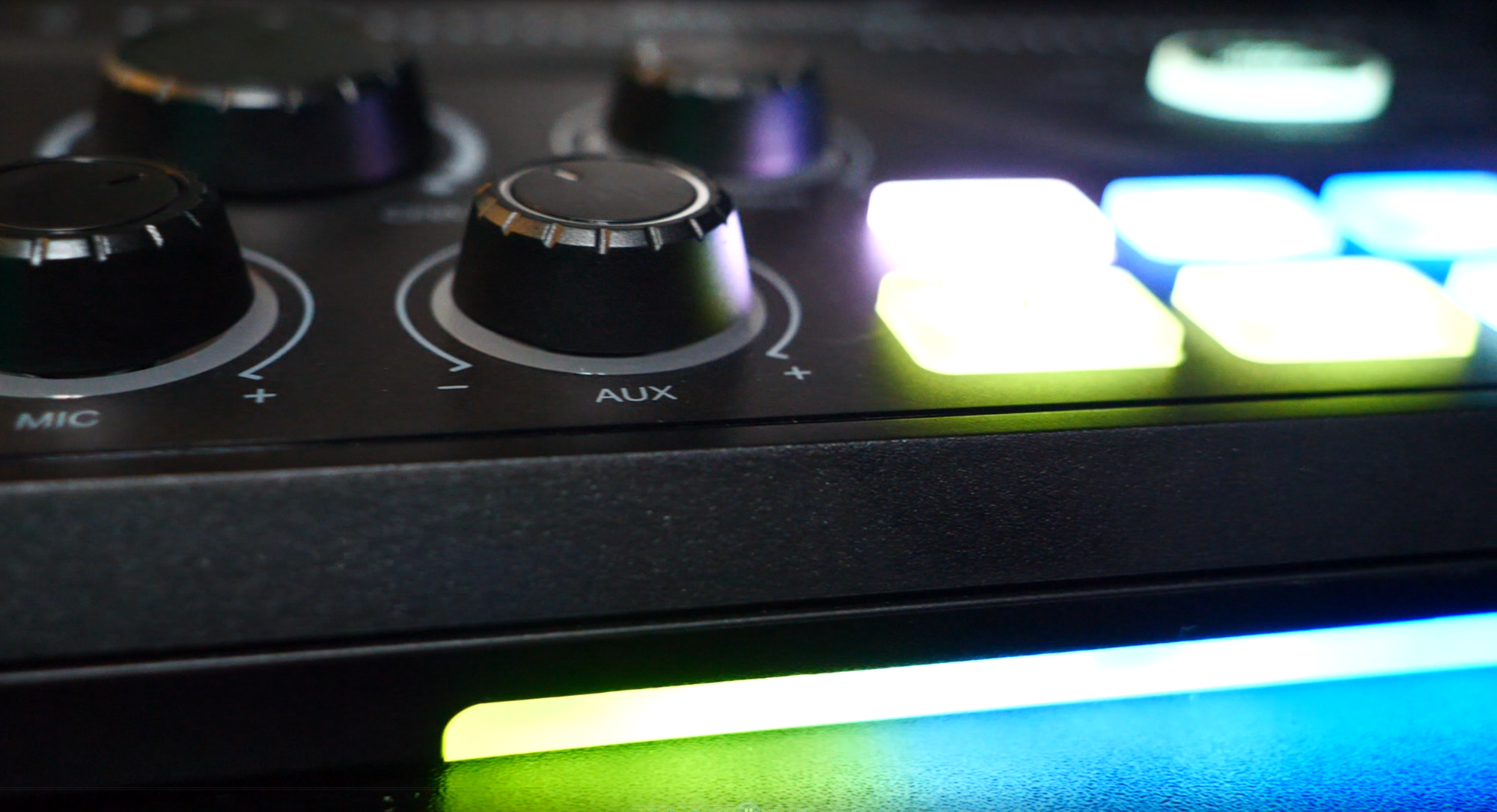 The SC8 allows you to control multiple audio devices with some added flair