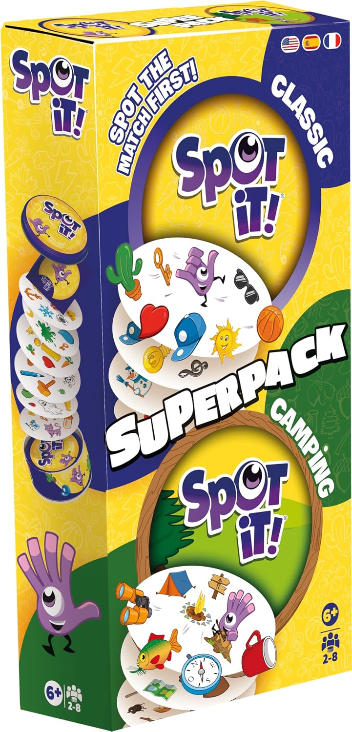 Spot It! Super Pack (Classic + Camping)