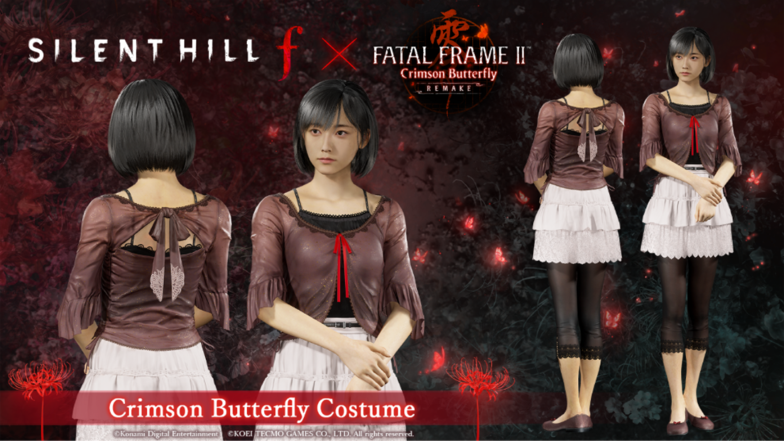 Silent Hill f teams up with Fatal Frame II: Crimson Butterfly Remake in a new free collaboration update
