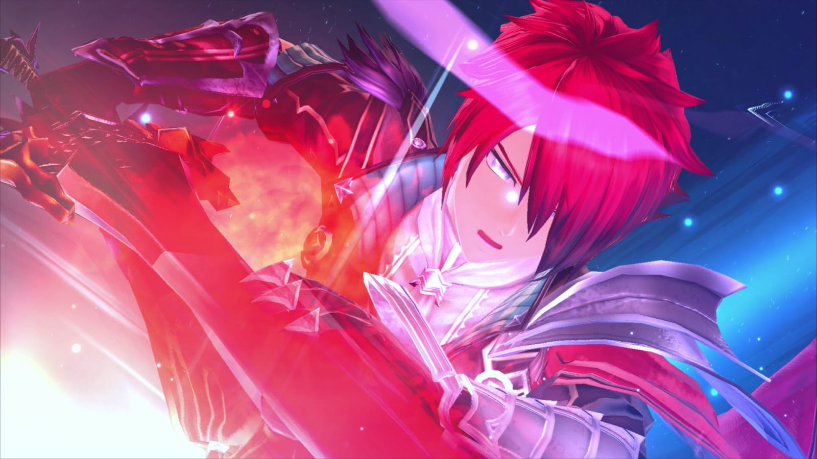 Adol performing a special attack