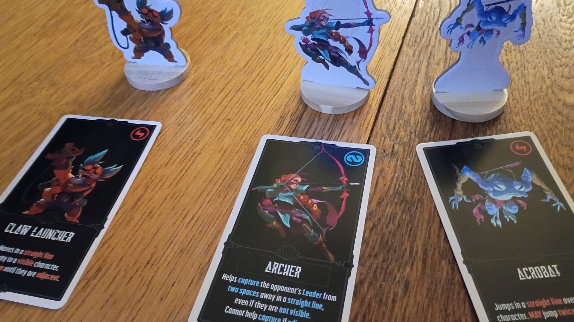 An example three-character draft offering