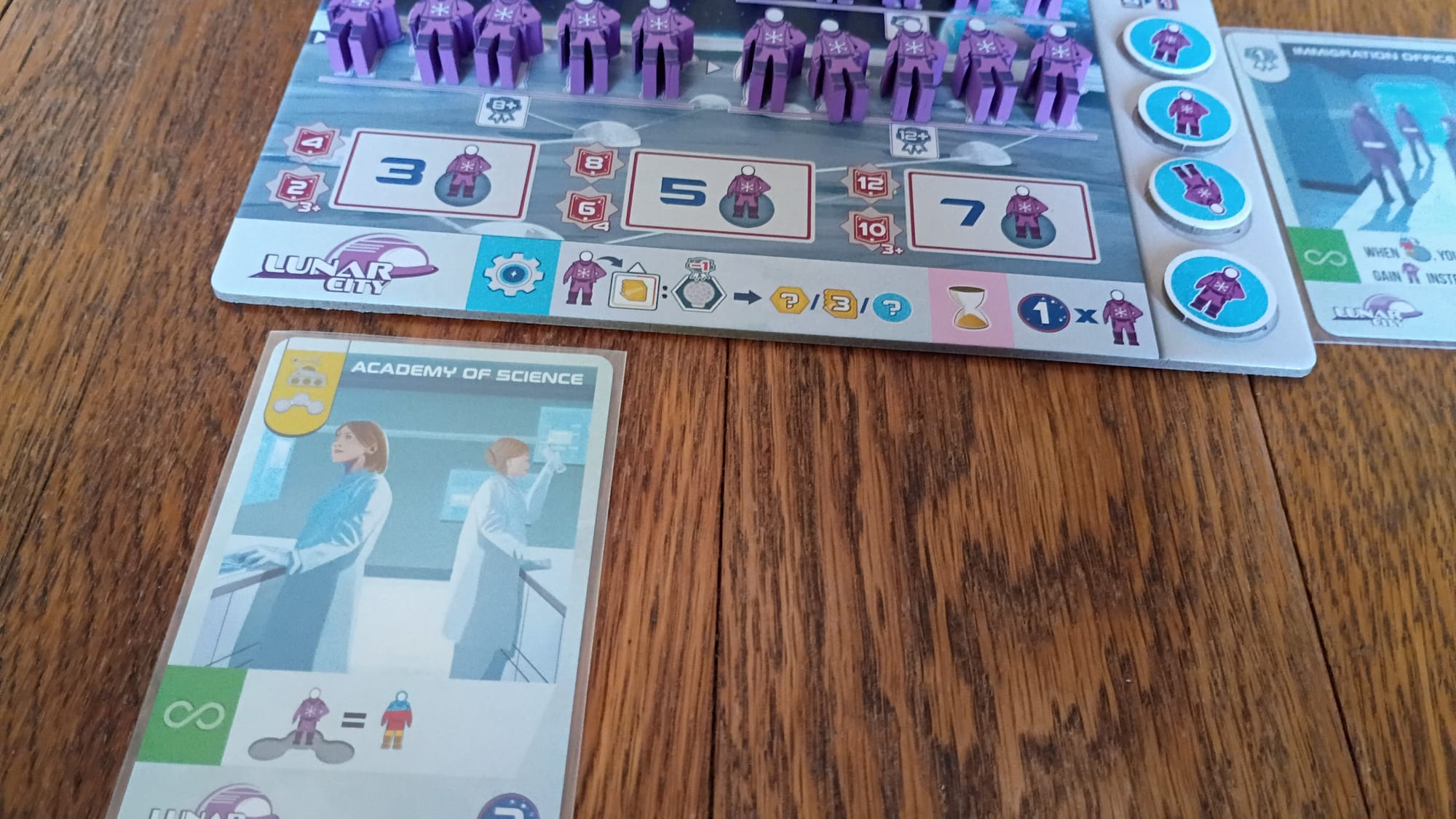 Lunar City's components 
