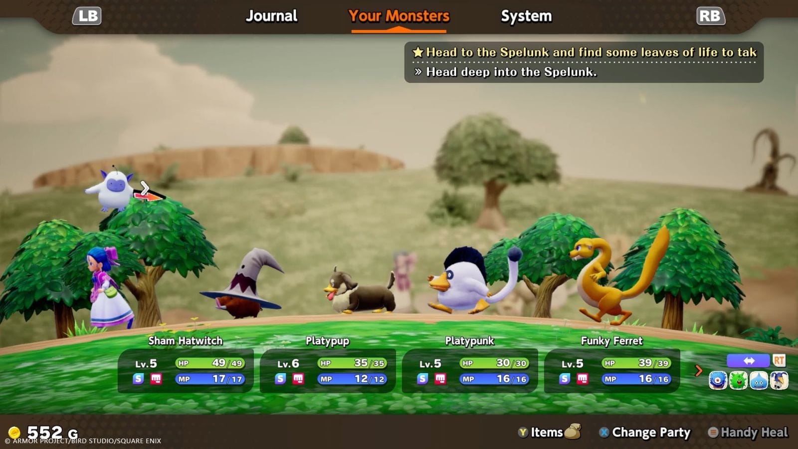Get to know your new monster pals in Dragon Quest Monsters: The Withered World