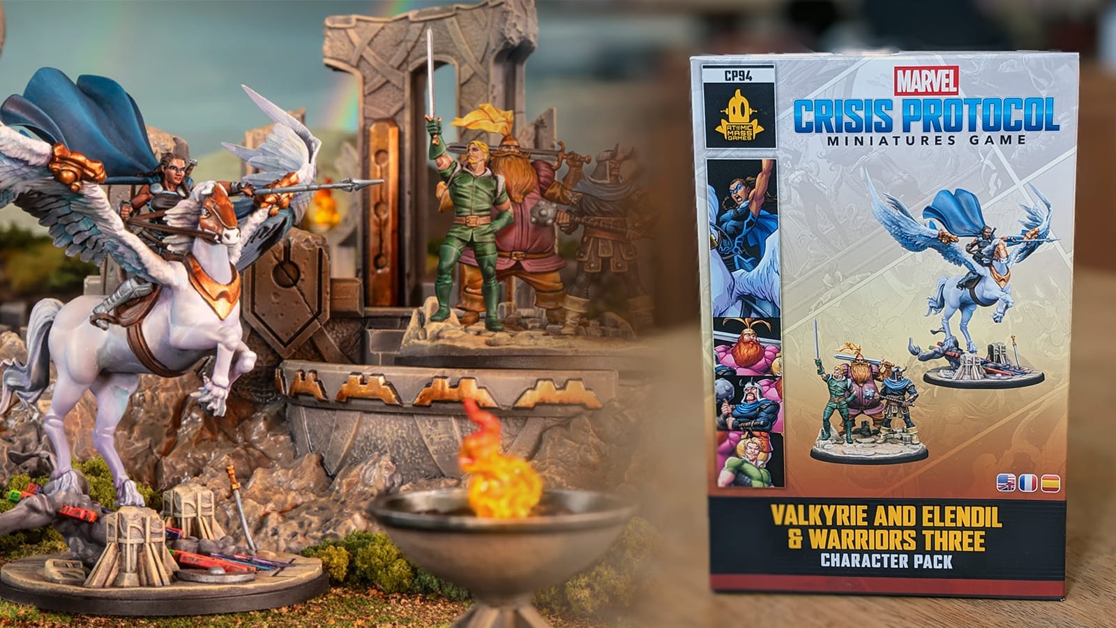 Unboxing Valkyrie and Elendil & Warriors Three for Marvel: Crisis Protocol