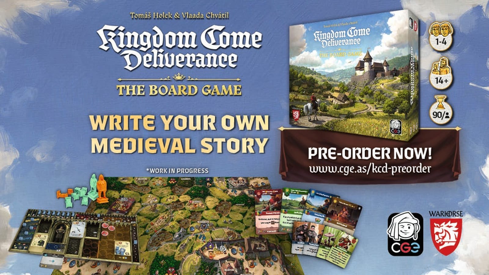 Kingdom Come: Deliverance - The Board Game announced