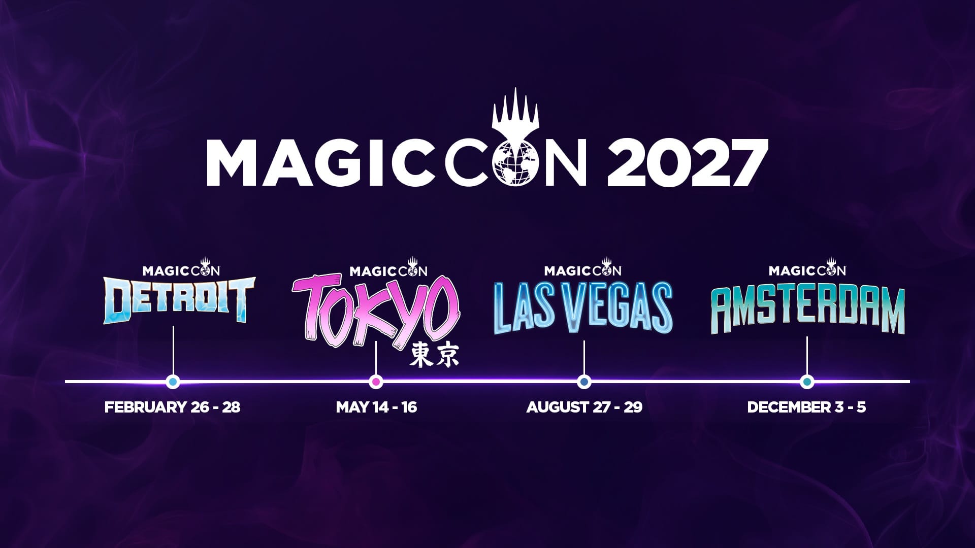 Schedule for MagicCons in 2027