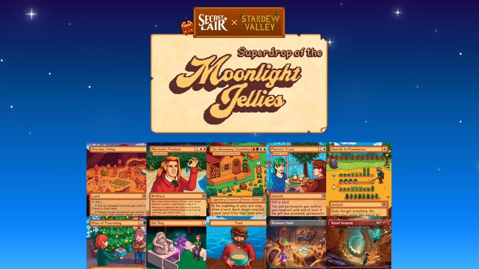 Magic: The Gathering announces Secret Lair x Stardew Valley