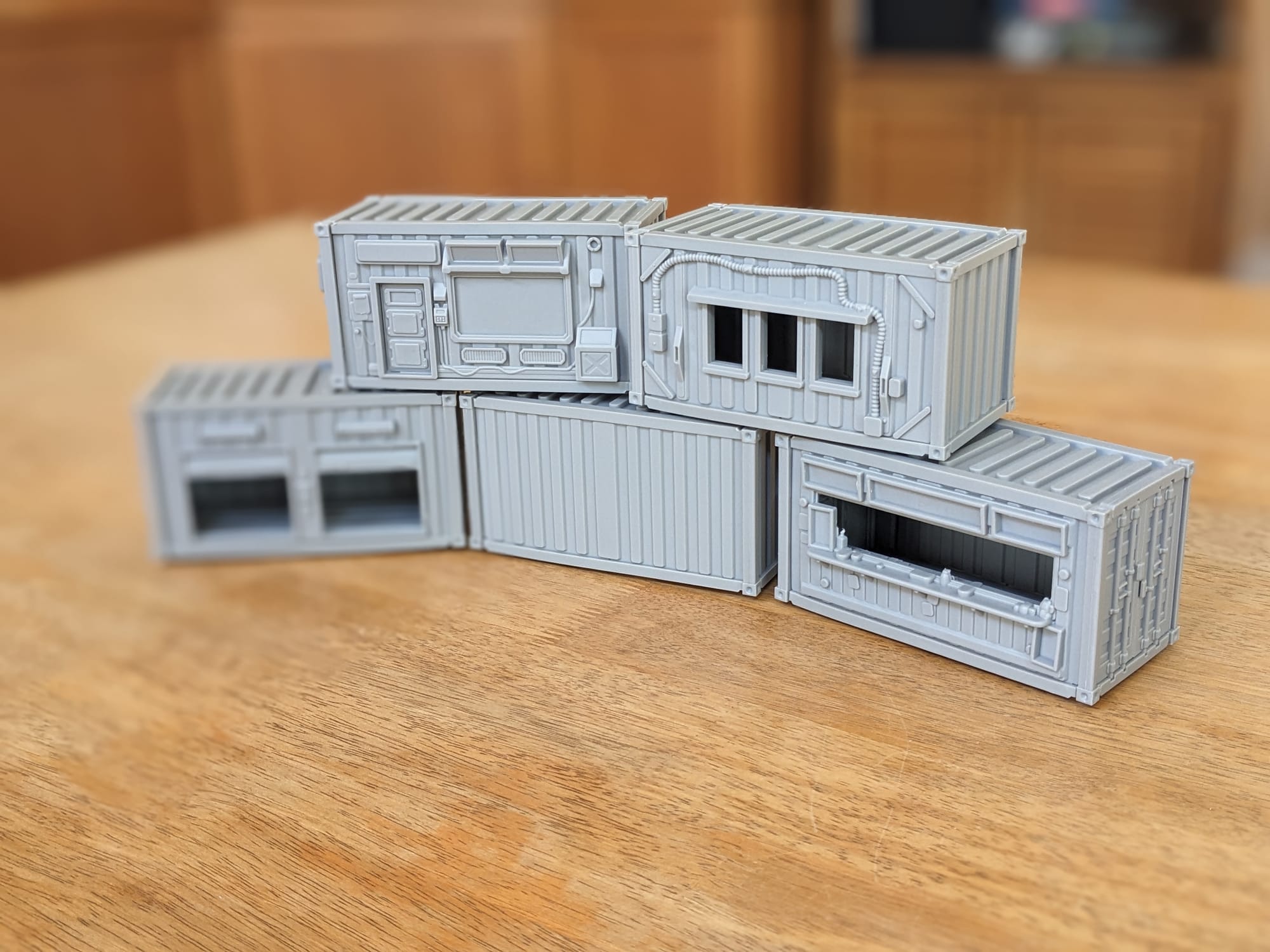 Monster Scenery Hab Unit Containers Built Assembled
