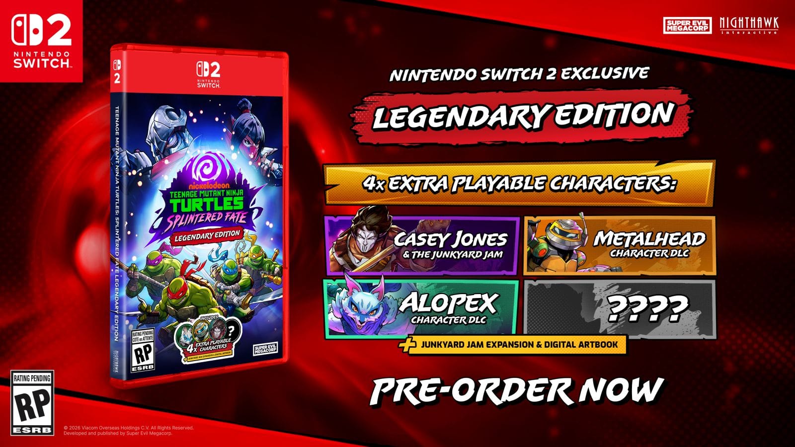 Teenage Mutant Ninja Turtles: Splintered Fate – Switch 2 physical edition, new DLC character announced