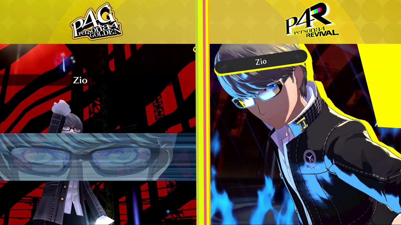 Yu summoning Izanagi to cast Zio in both Persona 4 Golde and Persona 4 Revival