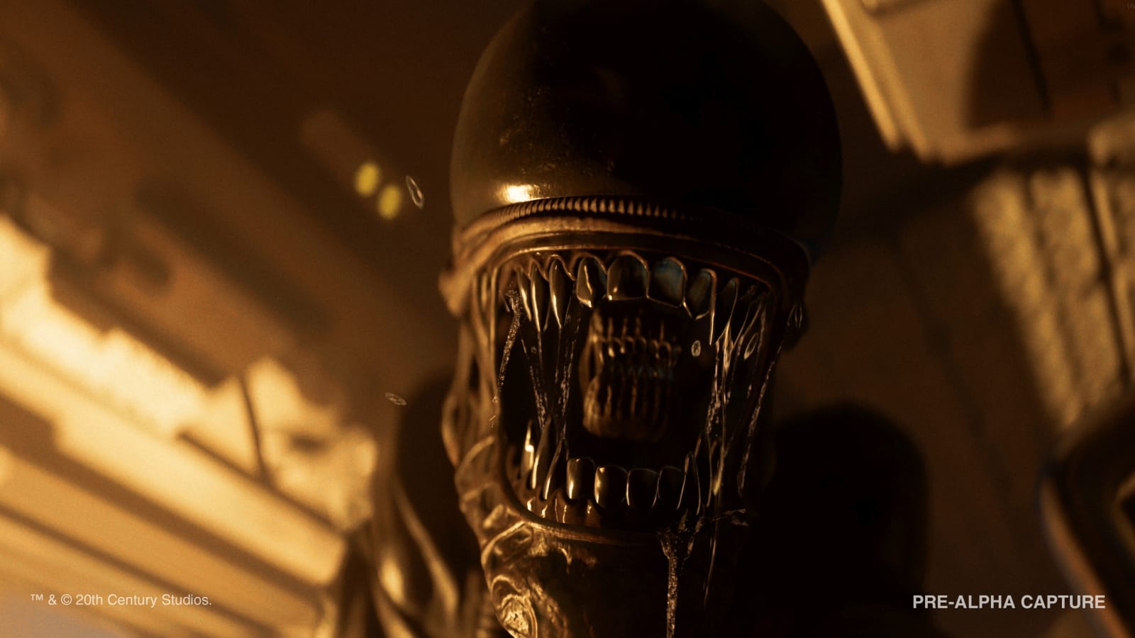 The Xenomorph bares its teeth