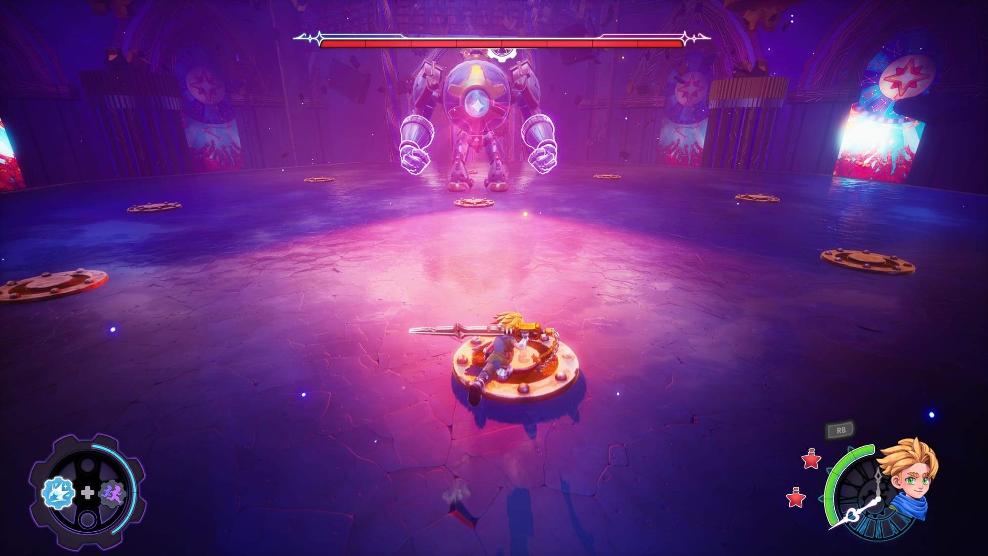 Duskfade features great boss fights with well thought-out design