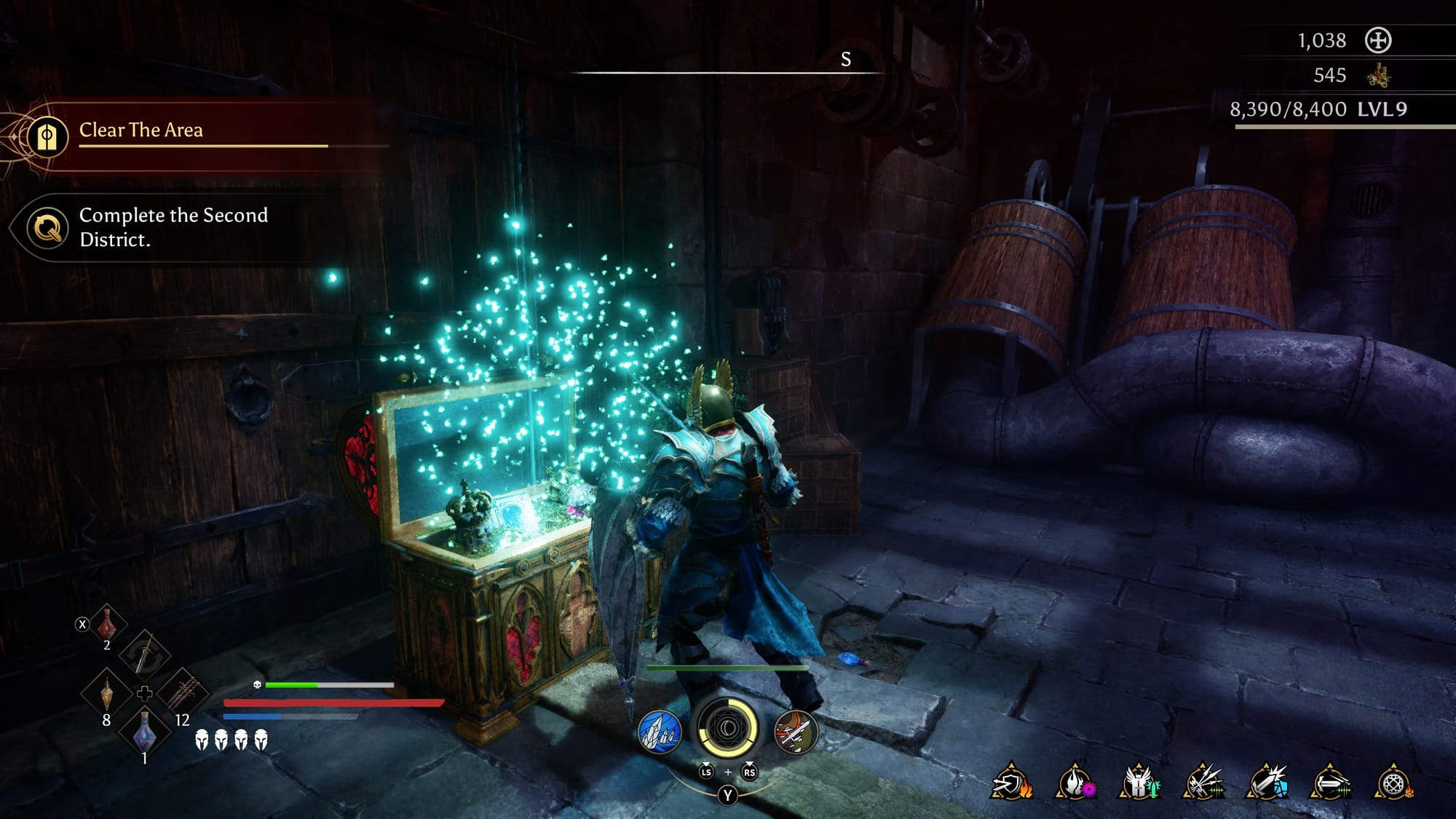 Loot all the things! You want better gear as you continue your run.