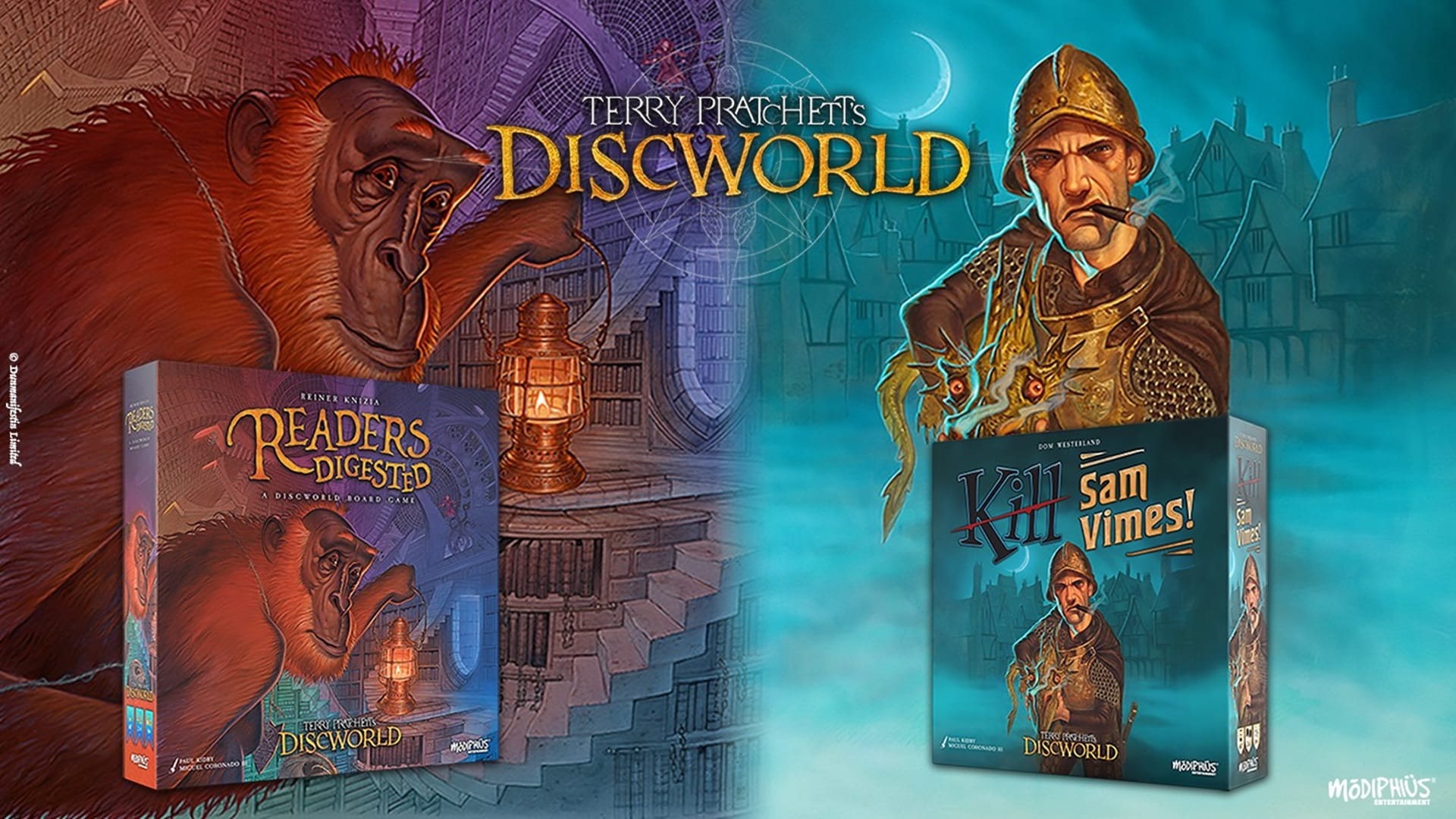 Modiphius announces two new Discworld board games