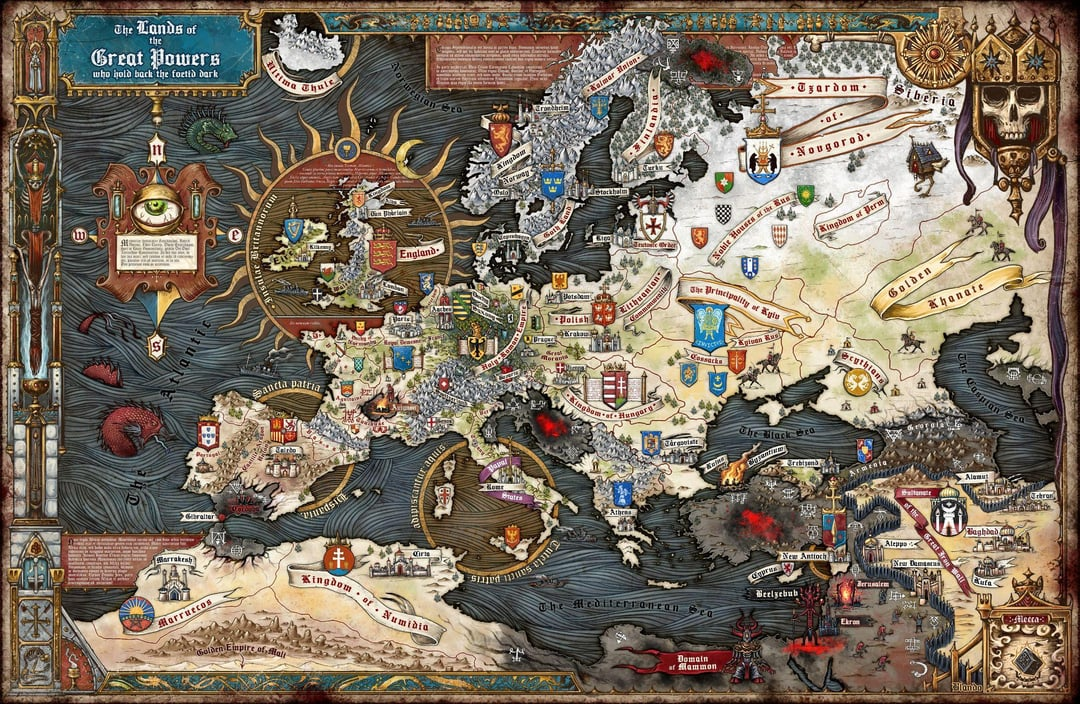 Trench Crusade Official European Map