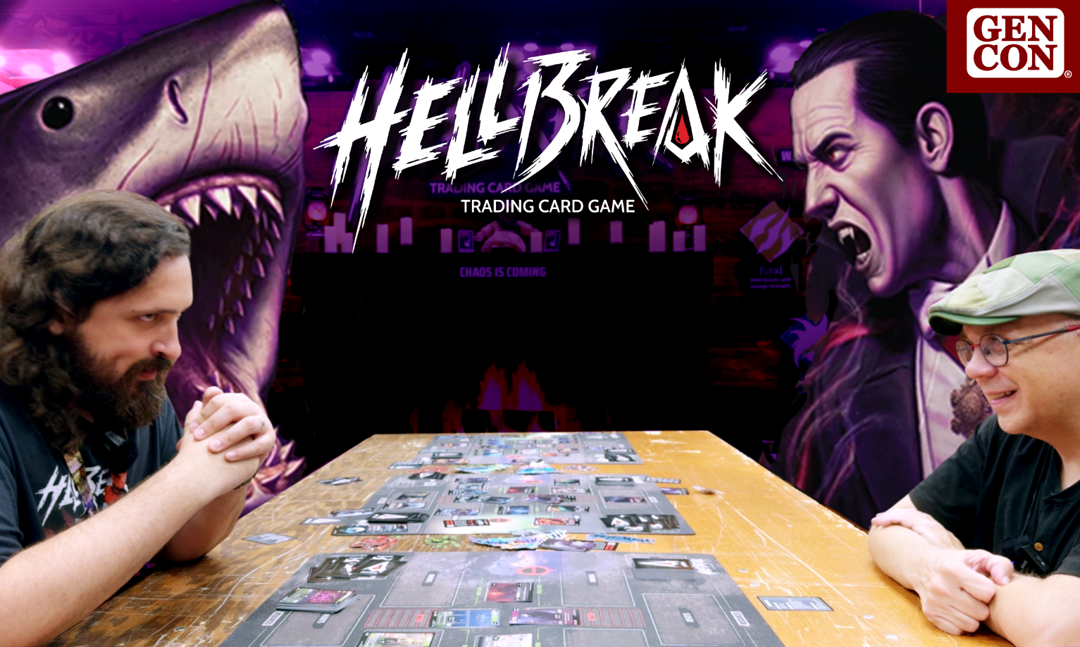 Hellbreak TCG: the game that pits Dracula against the shark from Jaws?!