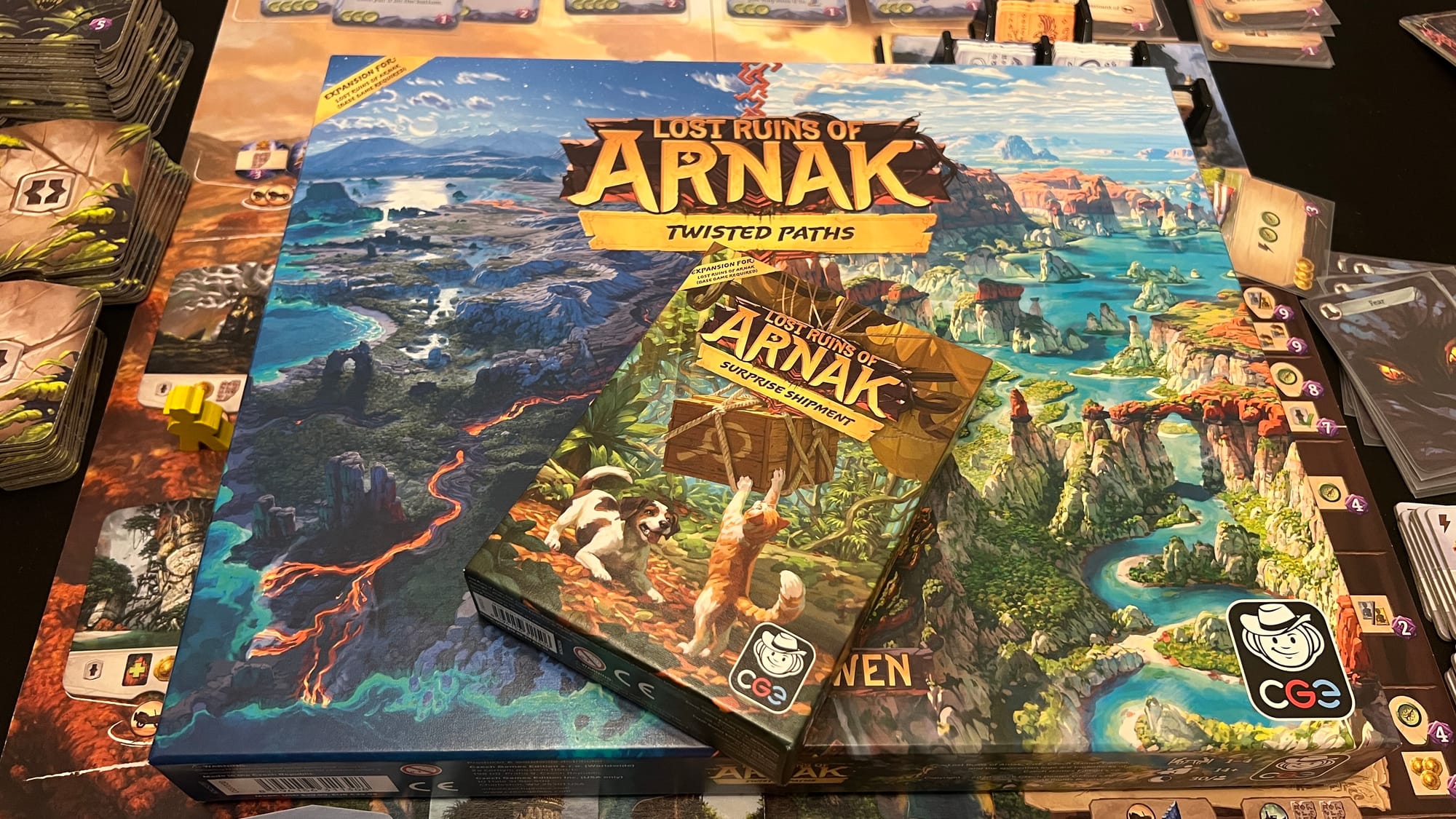 Lost Ruins of Arnak: Twisted Paths and Surprise Shipment Expansions Review