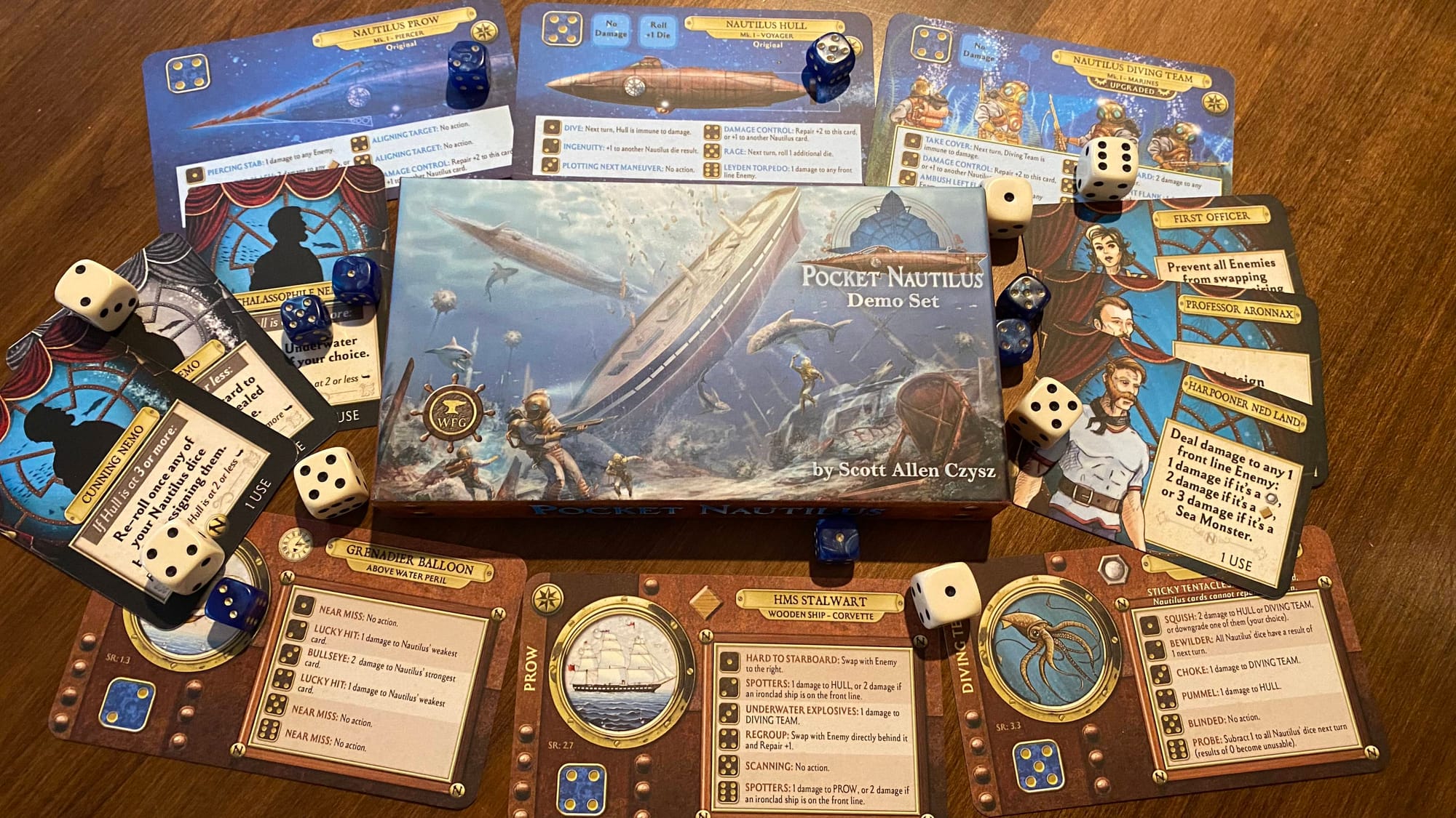 Small, fast, and light: Pocket Nautilus is a slick solo game