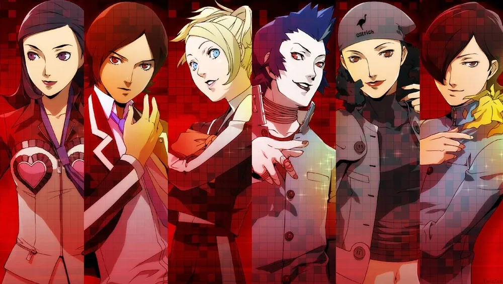 The main cast of Persona 2: Innocent Sin