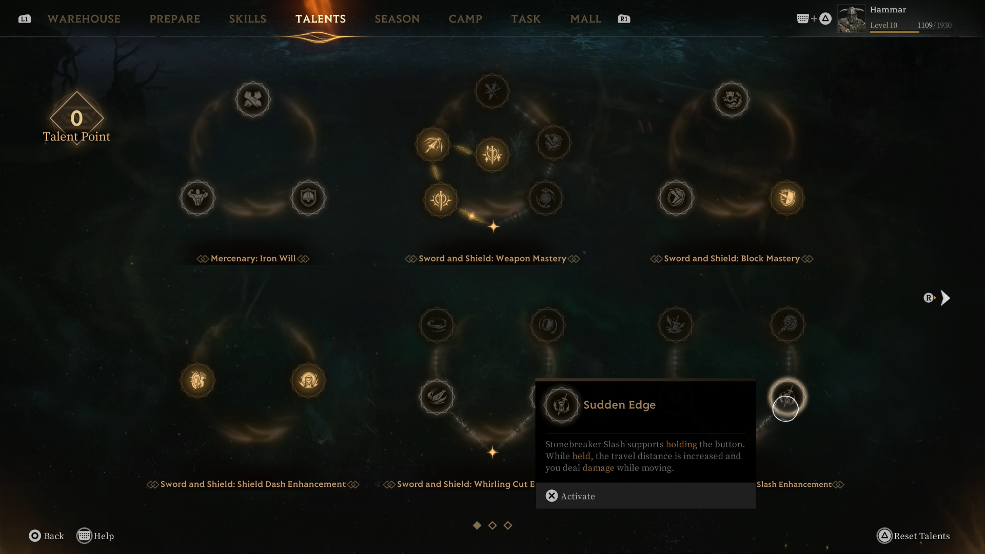 Each class has a variety of talent trees to explore