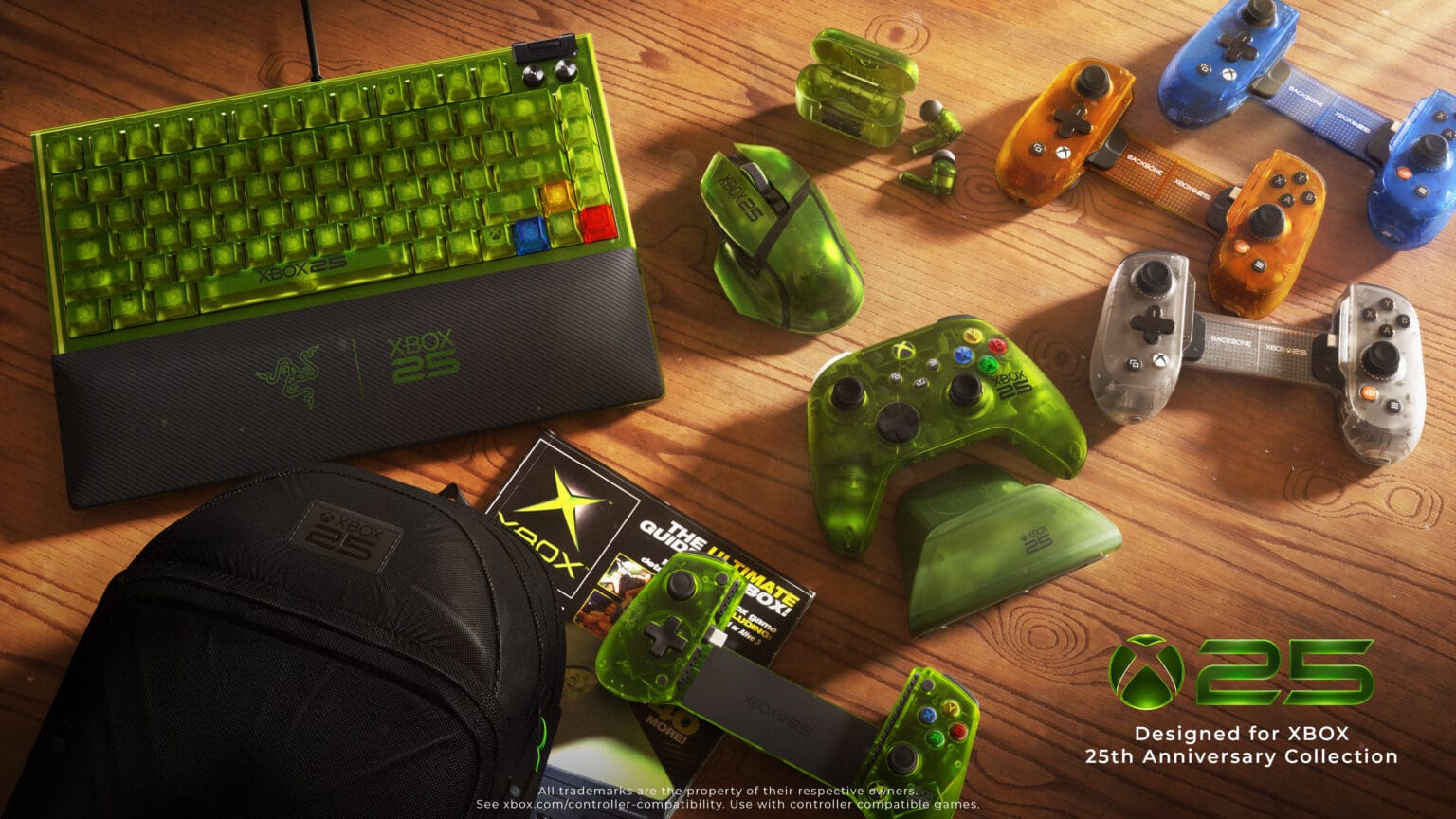 XBOX drops 25th anniversary branded, translucent green collabs