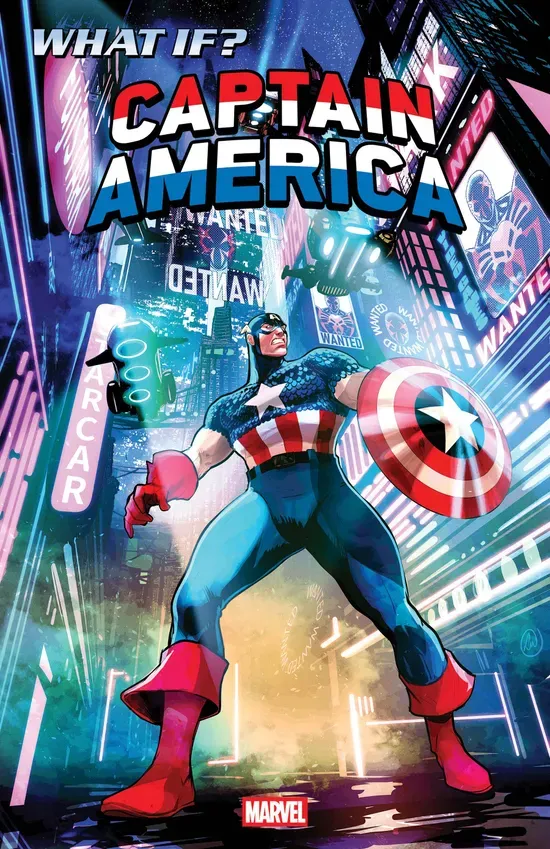 Captain America looks around in confused apprehension on the cover of What if…? Captain America (2026) #1