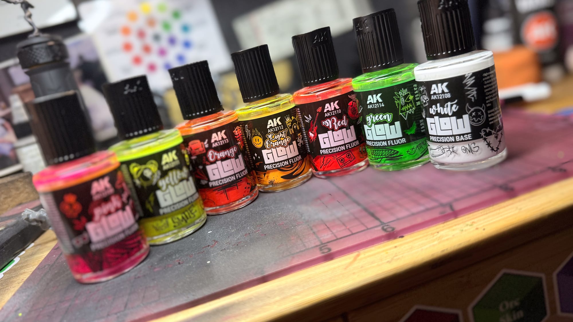 The Brightest Paint ever: AK Interactive Glow Fluor Review