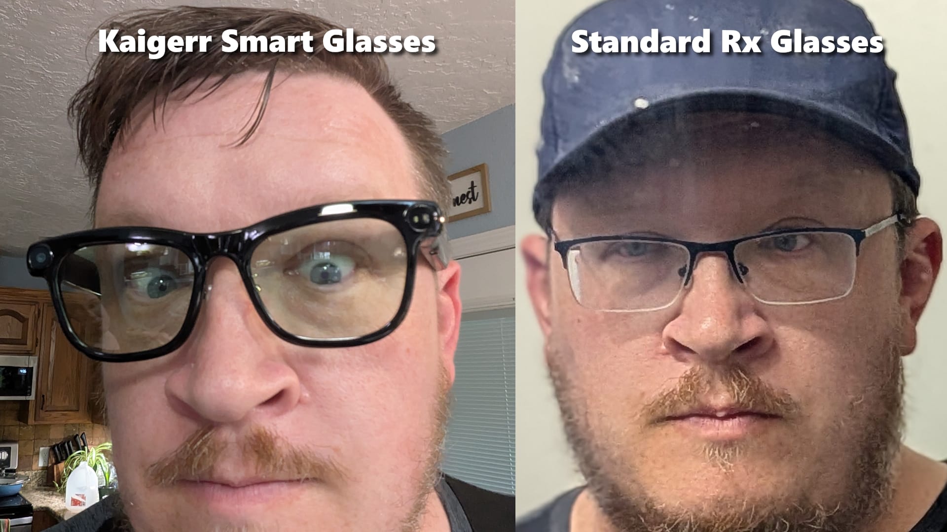 The Kaigerr AI Smart glasses are easy to tell apart if you know what to look for